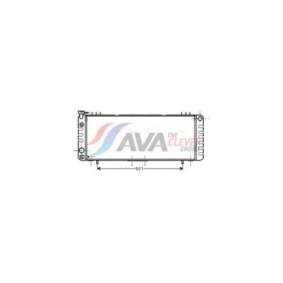 Kuva Jäähdytin, moottorinjäähdytys jeep cherokee, comanche OE 52000521, 52004921, 52028134