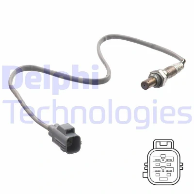 Kuva DELPHI ES21288 12B1 Lambda Anturi Hyppytunnistin, Lämmitetty VOLVO: S60 I, S80 V70 2