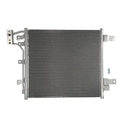Kuva THERMOTEC KTT110673 Ilmastoinnin Lauhdutin ilman vedenerotinta Alumiini 424 R12, R 134 musta, hopea