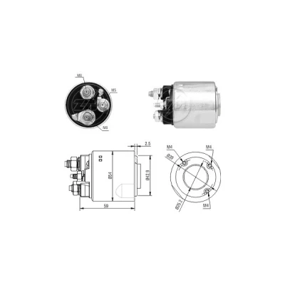 Kuva ERA ZM2498 Startin Solenoidi RENAULT: CLIO 2
