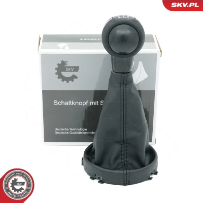 Kuva ESEN SKV 63SKV453 Vaihdekepin nuppi 6 vaihteinen Nahka