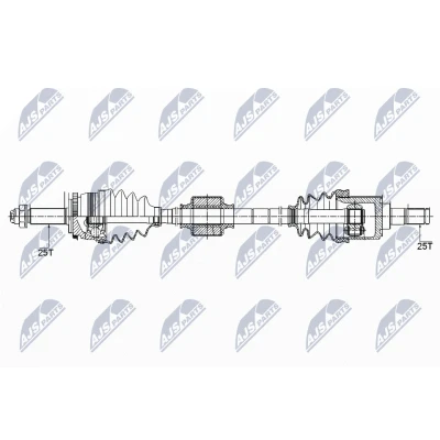 Kuva NTY NPW KA 358 Vetoakseli Etuakseli, oikea 928, 63 KIA: RIO 3