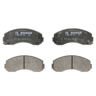 Kuva BOSCH 0 986 494 314 Jarrupalat Low Metallic Sis. kulumisenilmaisimen, akustisella kulumavaroittimella Huudonvaimennuspellillä, asennusohjeella