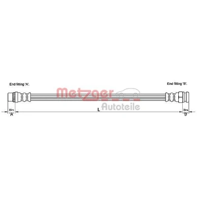Kuva METZGER 4110228 Jarruletku 216