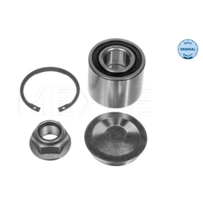 Kuva MEYLE 16 14 750 0018 Pyöränlaakerit Taka akseli, molemminpuolinen Asennusmateriaalilla ORIGINAL Quality 55 Kartiorullalaakeri RENAULT: Kangoo I