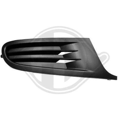 Kuva DIEDERICHS Priority Parts 2215049 Puskurin Ritilä Vasen Autoille ilman sumuvaloja VOLKSWAGEN: GOLF 6