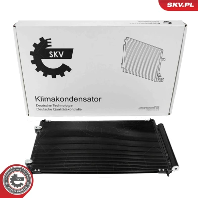 Kuva ESEN SKV 86SKV362 Ilmastoinnin Lauhdutin Vedenerottimella Alumiini 648mm