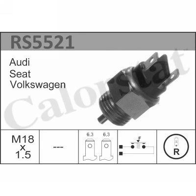 Kuva Kytkin, peruutusvalo AUDI, PORSCHE, VW OE 014919361, 0149415211, 084941521