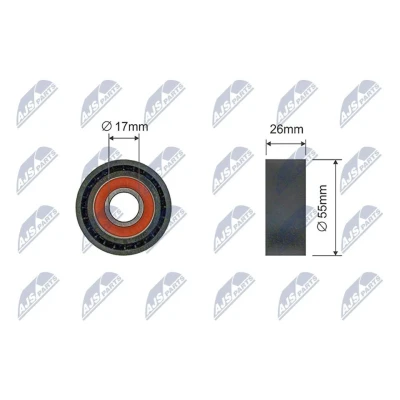 Kuva Kiristysrulla, moniurahihna BMW 1 [F20, F21], 3 [F30, F80], Touring [F31] OE 11 18 7 603 347, 28 347