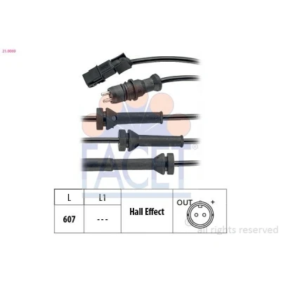 Kuva ABS anturi FACET 21.0069