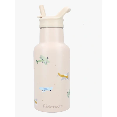 Kuva Kidzroom Stainless Steel Juomapullo 350 ml Small Talk, Beige