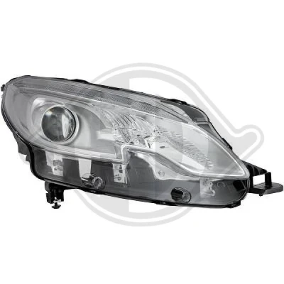 Kuva DIEDERICHS 4227682 Ajovaloumpio Oikea PY21W, H7 LED, Halogeeni Huomiovalolla Oikeanpuoleiselle liikenteelle ilman valokorkeussäätimen moottoria