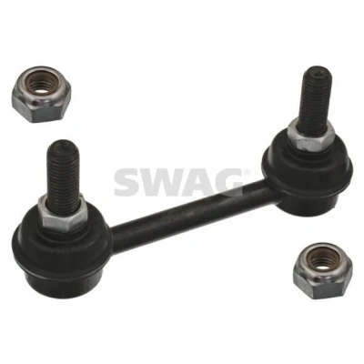 Kuva SWAG 82 94 2585 Koiranluu Taka akseli, vasen, oikea 90 M10 x 2 Itselukittuvalla mutterilla Teräs Musta NISSAN: Primera Hatchback