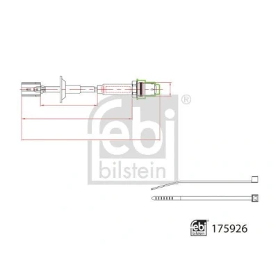 Kuva FEBI BILSTEIN 175926 Lambda Anturi Edessä Lämmitetty, Säätöanturi 4