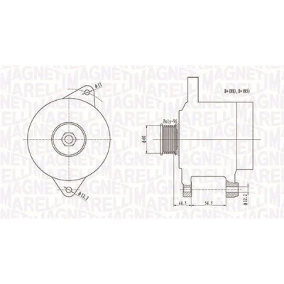 Kuva MAGNETI MARELLI 063731718010 Laturi 12V 95A