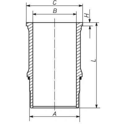 Kuva MAHLE ORIGINAL 227 WN 65 01 Sylinteriputki