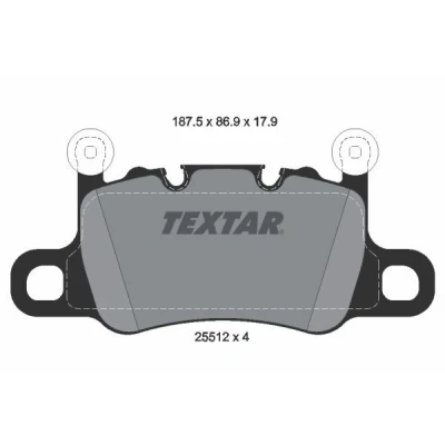 Kuva Textar 2551205 Jarrupala, levyjarru