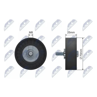 Kuva Ohjain /kiristysrulla kiilahihna FORD, VOLVO OE 1685619, 1685780, 1685884