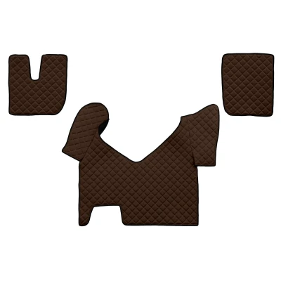 Kuva F CORE FL27 BROWN Lattiamattosetti Tekonahka Edessä 3 Ruskea