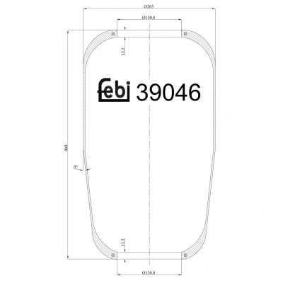 Kuva FEBI BILSTEIN 39046 Metallipalje, ilmajousitus VOLVO: FL 7