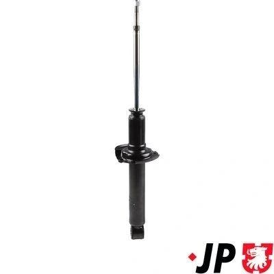 Kuva JP GROUP 4852101400 Iskunvaimentimet Taka akseli Kaasupaine Kaksiputki Joustintuki Tappi ylhäällä, Silmukka alhaalla TOYOTA: Starlet V Hatchback
