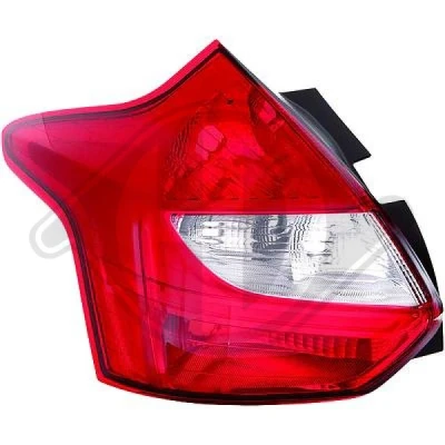 Kuva DIEDERICHS 1418290 Takavalot Oikea P21W, PY21W, W16W, P21/4W Ilman lampun kantaa FORD: FOCUS 3