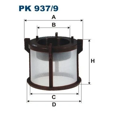 Kuva FILTRON PK 937/9 Polttoainesuodatin Suodatinpanos