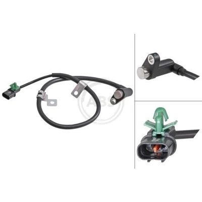 Kuva A.B.S. 31909 ABS Anturi passiivi sensori 710 Musta MITSUBISHI: L200 III Pick up