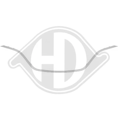 Kuva DIEDERICHS 4467042 Suoja /Koristelista, Jäähdyttimen Säleikkö Alla