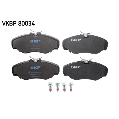 Kuva SKF VKBP 80034 Jarrupalat Ei kulumisenilmaisimelle