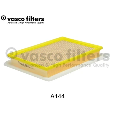 Kuva DAVID VASCO A144 Ilmansuodatin 52 224 294 suorakulmainen (rectangular) Suodatinpanos Esisuodattimella, sisäänrakennetulla säleiköllä