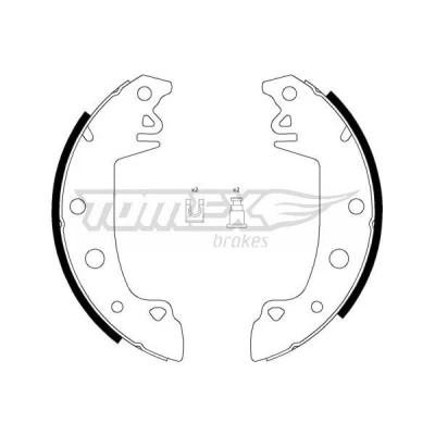 Kuva TOMEX brakes TX 21 28 Jarrukengät Taka akseli 42