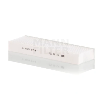 Kuva MANN FILTER CU 26 025 2 Raitisilmasuodatin Hiukkassuodatin 255 83 30 OPEL: Corsa F Hatchback