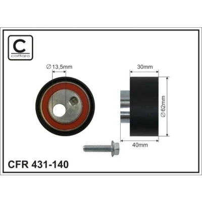 Kuva Kiristysrulla, hammashihnat CITROËN, FIAT, LANCIA, PEUGEOT OE 0829 C3, 9467521380