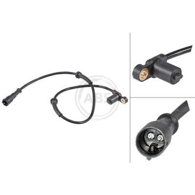 Kuva A.B.S. 30204 ABS Anturi passiivi sensori 650 Musta RENAULT: TWINGO 1