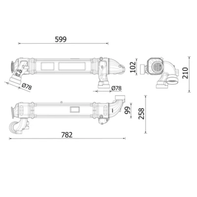 Kuva Jäähdytin,pakokaasukierrätys MAHLE ORIGINAL CE 53 000P