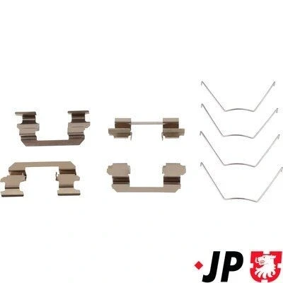 Kuva JP GROUP 4064003310 Tarvikesarja, Jarrupala NISSAN: Tiida Hatchback