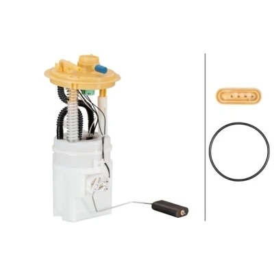 Kuva HELLA 8TF 358 146 591 Polttoainepumppu Tiivisteillä, Säiliön anturilla Sähköinen SMART: Forfour I