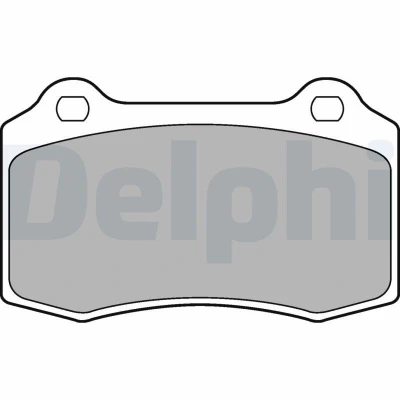Kuva DELPHI LP1700 Jarrupalat Ei kulumisenilmaisimelle Huudonvaimennuspellillä Ilman tarvikkeita VOLVO: V70 2, JAGUAR: S Type, XK 8 Coupe, XJ Sedan