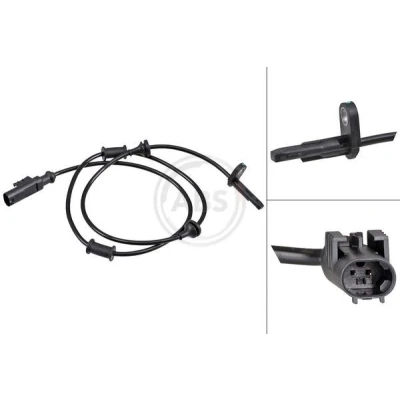 Kuva A.B.S. 32318 ABS Anturi aktiivisensori musta PEUGEOT: Boxer Bussi, Van, FIAT: Ducato III Van