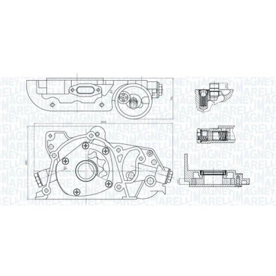 Kuva Öljypumppu CHEVROLET, OPEL OE 0646052, 0646056, 0646063