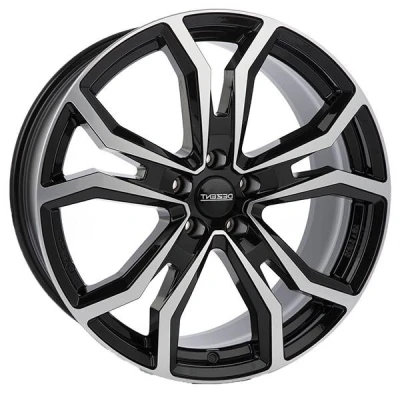 Kuva Dezent TV Black polished 8x19 5/112 ET45 B57.1