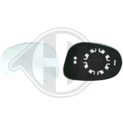 Kuva DIEDERICHS 1461026 Sivupeilin Lasi Oikea FORD: KA Hatchback