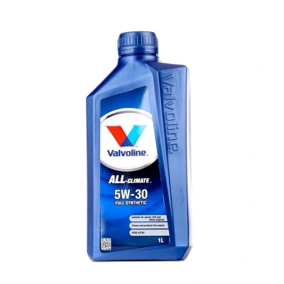 Kuva Valvoline All Climate 5W 30 1l Moottoriöljy 872288 VOLKSWAGEN: Transporter 5, Multivan 5 (7HM, Passat B6 Variant, MERCEDES BENZ: Sprinter 3.5 T Bussi