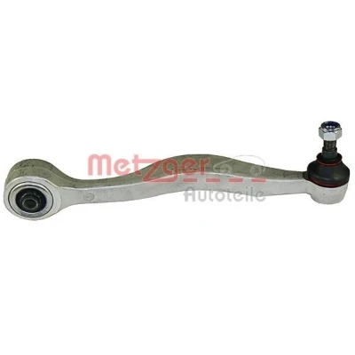 Kuva METZGER 58016902 Alatukivarsi KIT + Alapallo /pallonivelellä, Kumilaakerilla Etuakseli, oikea, Alla Poikittaistukivarsi Alumiini BMW: 5 Sedan