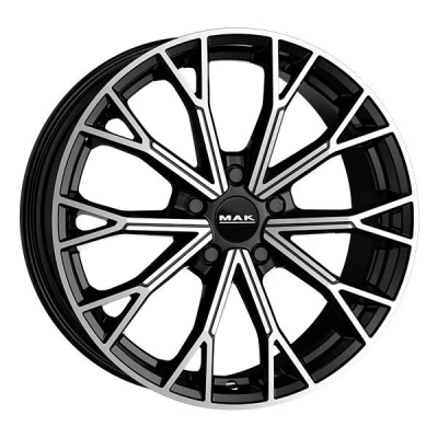 Kuva MAK Asphalt Black Machined Face /R Kesärenkaat