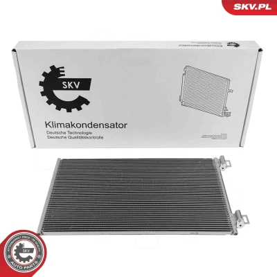 Kuva ESEN SKV 86SKV058 Ilmastoinnin Lauhdutin ilman vedenerotinta Alumiini 605mm