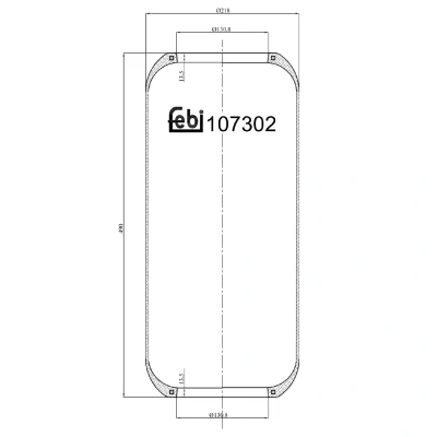 Kuva FEBI BILSTEIN 107302 Metallipalje, ilmajousitus