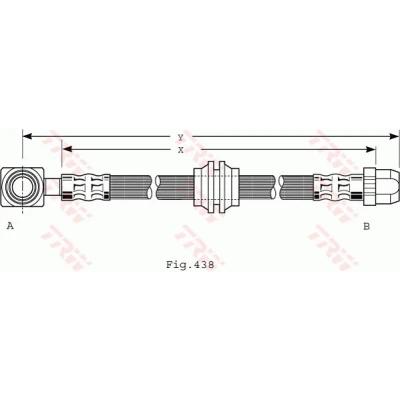 Kuva TRW PHD485 Jarruletku 445 M10x1 MINI: Hatchback