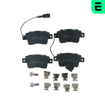 Kuva OPTIMAL BP 12542 Jarrupalat Taka akseli Jarrusatulan ruuveilla FIAT: Punto II Hatchback, Grande Evo Hatchback